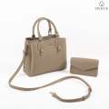 กระเป๋าสะพายข้างคอลเลคชั่นทรงluxury CICELLEเซ็ทคู่. 