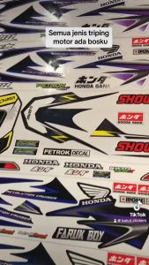 STRIPING VARIASI MOTOR YAMAHA JUPITER Z BURHAN / STICKER LIST MOTOR YAMAHA JUPITER Z BURHAN