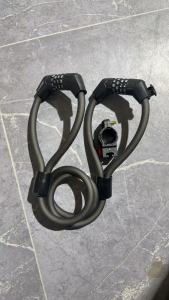 TTPRO 10mm Hardened Steel Cable Bicycle Lock | Electric Anti-Bolt Shear Double-Head Password Lock