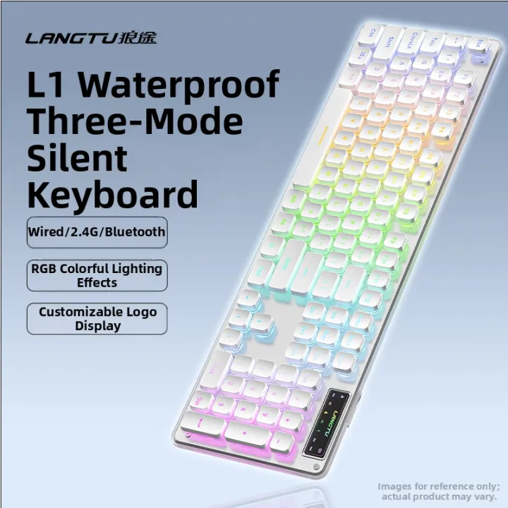 LANGTU | Waterproof Silent Three-mode Keyboard