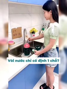 Đầu lọc nối vòi nước đa năng NAGO tiện dụng cho gia đình xoay 360 độ gắn bồn rửa chén rửa mặt