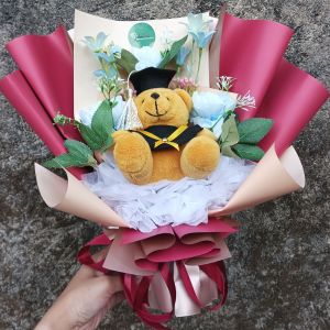 BOUQUET BONEKA WISUDA PREMIUM SIZE M