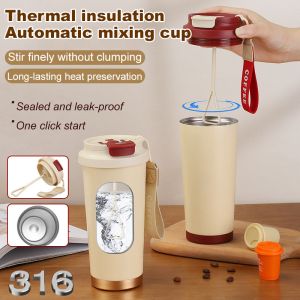 Portable Automatic Stirring Insulation Cup Coffee Powder Insulation Shaker