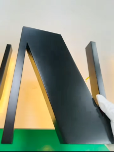 Custom 3D Backlit Letters Desktop Illuminated Sign Indoor Small LED Logo Light Plaque Lightweight LED Lighted Letters