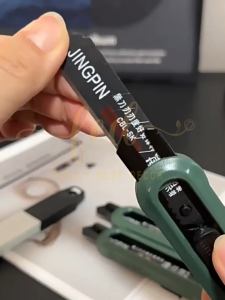 Dao Rọc Giấy Công Nghiệp 18mm Thân ABS Bọc Cao Su Lưỡi SK5 Khóa An Toàn Dao Cắt Đa Năng Chính Hãng