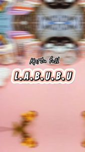 Kartu Foil LABUBU 1 Pack isi 8 PCS Motif Campur Super Imut Lucu Lengkap