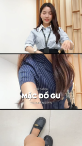 [MUA 2 GIẢM 70K] Áo Sơ Mi Nữ GUMAC Áo Kiểu Tay Dài Kẻ Sọc Xanh Cổ Phối Trắng Vải Kate Cao Cấp Trẻ Trung AG01009