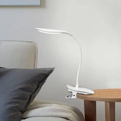 Clip Wireless Table Lamp Study 3 Modes Touch Rechargeable LED Reading Desk Lamp USB Table Light Flex