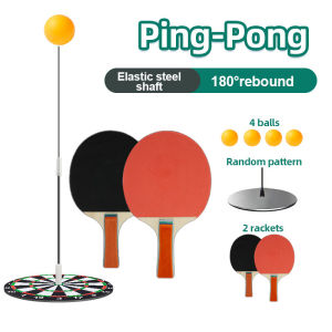 Portable Ping Pong Trainer Kids Table Tennis Ping Pong Sports Exercise Self Training Ball Kit Kid Adult Indoor Sport Toys