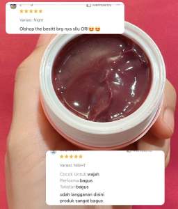 SUNSCREEN GLOWING + CREAM MALAM UNGU BOPENG EXTRA ANGGUR FREE TONER