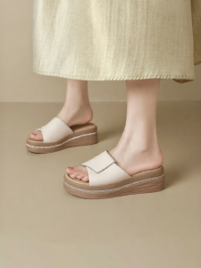 Josiny | Comfy Wedge Mom Shoes Slip-Ons