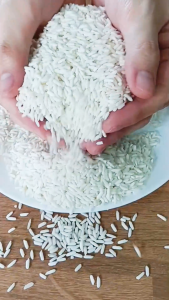 ข้าวเหนียวขาว 1 กก. ตราเสือบิน ข้าวเหนียวพันธุ์เขี้ยวงู ขาว เหนียว นุ่ม คัดพิเศษ (sticky rice)