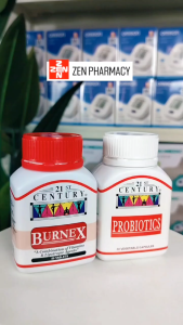 21st Century Probiotics Vegecaps 30s + 21st Century Burnex Tablet 50s