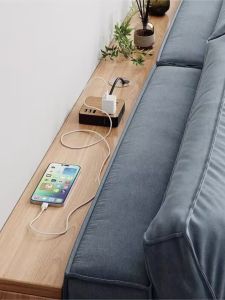 TIJU | Space-saving Wall-mounted Storage Shelf Real Wood