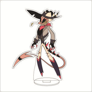 Bandai | 16CM Hazbin Hotel Anime Charlotte Morningstar Vaggie Angel Dust Alastor Nifty Cos Acrylic Hình Đứng Sưu Tập Đồ Trang Trí Quà Tặng