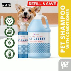 Pet Shampoo & Conditioner for Itchy Skin Smelly dogs - Veterinary Formula - Icy Galaxy