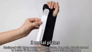 Arm Support Brace: Penyangga Pergelangan Tangan Dengan 3 Besi Penyangga & Alat Terapi Carpal Tunnel