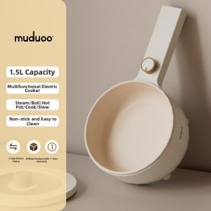 muduoo | Multi-functional Small Electric Cooking Pot for Individual Use