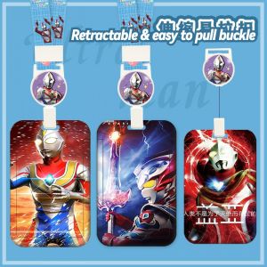 Phim hoạt hình có thể thu vào có thể khóa đồ đựng thẻ sinh viên đưa đón thẻ xe buýt thẻ bữa ăn chống tách dây trường thẻ giấy phép làm việc nhà máy đồ đựng thẻ