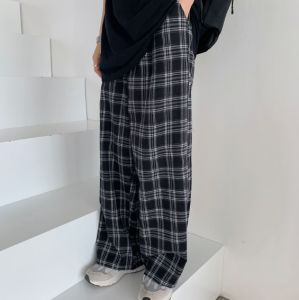 Biasanya kotak-kotak kecil untuk lelaki S-3XL biasanya digunakan untuk lelaki/wanita Harajuku Hip-hop