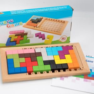 Defasilk | Educational 5-Grid Puzzle 12-Piece Brain Teaser