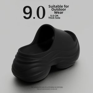 Height-Increasing Comfortable Anti-Slip Sandals 9.0cm Sole
