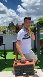 [ Xả Kho ] Loa Di Động Karaoke 10 Nút MTMAX B52 PRO Viền Sắt Bass 20cm Chỉnh Bass Treble Delay Echo Tặng Kèm 2 Micro Karaoke Không Dây