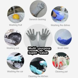 【Ship in 24 hours】Pet bath and massage gloves bring your own brush clean your hands efficiently pet massage bath helpers
