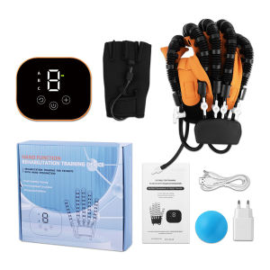 JBMBHC Stroke Rehabilitation Gloves Hand Physiotherapy Robot Gloves Hemiplegia Cerebral Infarction 5 Finger Function Workout Recovery Devices
