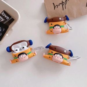 Silikon Headset Bluetooth Airpod Case Shinchan Utk Airpods Gen 1 2 3 Pro Pro2 Casing Earphone Softcase Airpods Earphone Bluetooth Casing