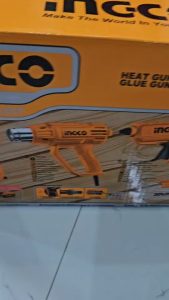 INGCO ชุด Combo Kit Set ปืนยิงกวา+ปืนเป่าลมร้อน 20V  พร้อมอุปกรณ์ครบชุด รุ่น COSLI23021 ราคาถูกมาก