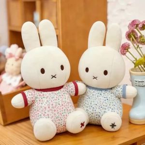 Miffy | Đồ Chơi Nhồi Bông Miffy In Hoa Dễ Thương Mềm Mại Hình Thỏ Chữa Lành Dành Cho Cả Nam Và Nữ Mô Hình Sưu Tầm Từ Hoạt Hình Phương Tây