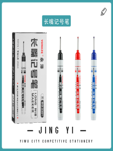 Long Head Marker Pen Deep Hole Oil-Based for Tile Line Drawing Construction Site Special Purpose Woodworking Professional Tool