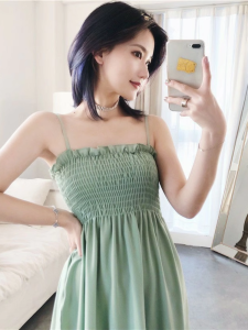 Flattering Black Slip Dress