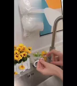 Jaring Saringan Wastafel Sisa Kotoran Sampah Makanan Isi 100 Pcs Saringan Anti Mampet