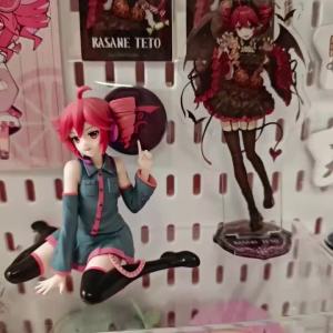 Bandai | Hatsune Miku Bust Kasane Teto Chokonose Figure Virtual Idol Anime PVC Collectible Model Desktop PC Case Home Craft Decoration