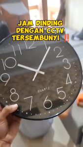 Wall Clock WiFi Spy Hidden Pinhole Camera