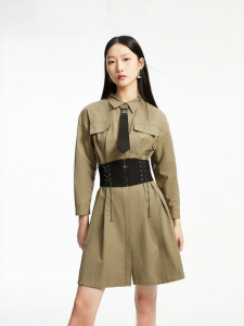 Vero Moda | Street style Utility Feeling A-line Dress Waist-accentuating