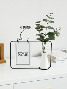 Nordic Style Creative Iron Plant Desktop Decorations Artistic Atmosphere Office Entrance TV Cabinet Book Desk Arrangement