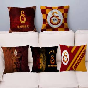 Football Team Galatasaray Pillow Cover Design Cushion Cover Decor Holiday Decorati