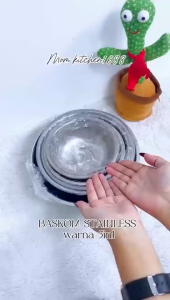 5 Pcs Baskom Stainless Warna 5 in1 Baskom Warna Stainless Multifungsi Anti Karat TERMURAH COD