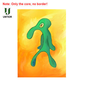 UNTIOR Monster Squid SquarePants Squidward Tentacles Poster  Room Furniture Decor Frameless Only the Core of The Painting