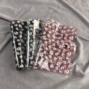 A7/A6/A5 Clear Soft PVC Notebook Binder Cover Planner 6-Ring Loose-Leaf Folder