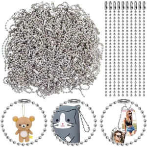 100PCS 12cm Bead Chains Fits Key Chain/Dolls/Label Hand Tag Connector For DIY Bracelet Necklace Jewelry Making Accessoris