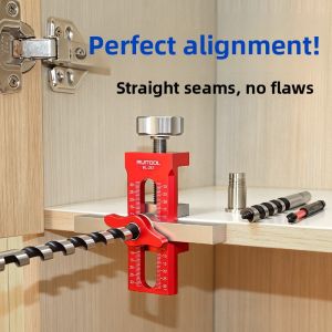 Ruitool Aluminum Alloy Door Installation Aid Tool Cabinet Door Spring Back Device Fixed Hole Installer Hardware Hand Tool