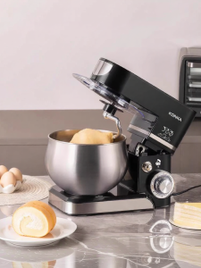 KONKA | Konka Multifunctional Chef Machine Automatic Egg Beater And Dough Maker Small Home Use Mixer 1169 Stainless Steel Bowl Touch Panel