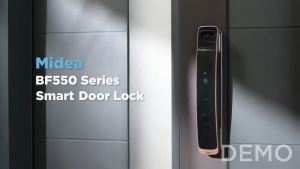 Midea BF550 UltraDigital MasterLock: Advanced 3D Facial Recognition Smart Door Lock Technology
