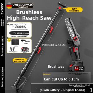 LONGKE | Household Electric High-powered Telescopic Chainsaw