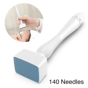 Dụng Cụ Lăn Kim 140 Kim Siêu Nhỏ 0.25mm Bằng Thép Không Gỉ Có Thể Điều Chỉnh Dùng Cho Chăm Sóc Da Và Làm Đẹp Hệ Thống Lăn Kim Derma