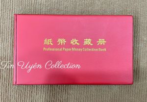 Album Đựng Tiền Giấy Mini 20 Phơi Cản Đen Đựng 40 Tờ